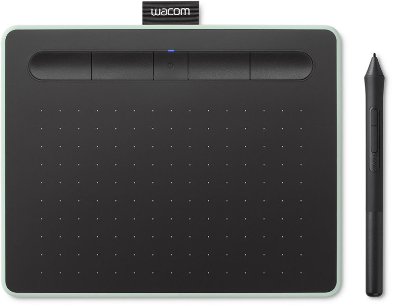 Tableta grafica WACOM Intuos S, Bluetooth, Pistachio