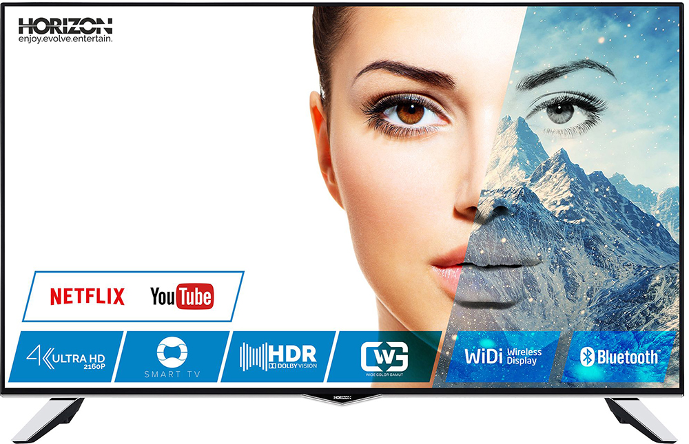 Televizor LED Horizon Smart TV 55HL8530U Seria HL8530U 140cm negru 4K UHD HDR