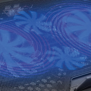 White Shark ICE WARRIOR, 15.6 max 17.3 inch, ventilatoare 2x 125 mm, 2x 70 mm, Blue LED fan