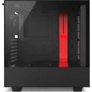 NZXT H500 Matte Black/Red