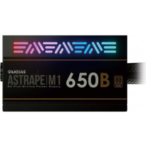 Gamdias Astrape M1 650B, 80+ Bronze, 650W