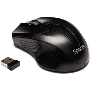 Mouse Spacer SPMO-W02, Wireless, Black