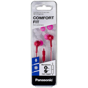Panasonic In-Ear, RP-TCM115E Pink