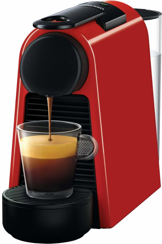 Espressor de cafea Nespresso by De'Longhi Essenza Mini Ruby Red, 1260W, 19 bar, 0.6L, 1450W, 0.9L