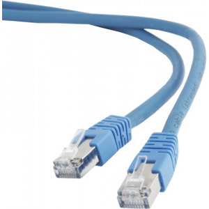 Cablu retea Gembird CAT6a Patch Cable S/FTP 1m blue