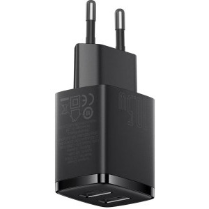 Baseus CCXJ010201, 2x USB, Black