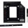 Adaptor HDD Caddy Spacer HDD/SSD pentru unitati optice de tipul 9 mm