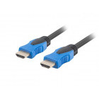 Cablu video Lanberg HDMI Male - HDMI Male, v2.0, 10m, negru