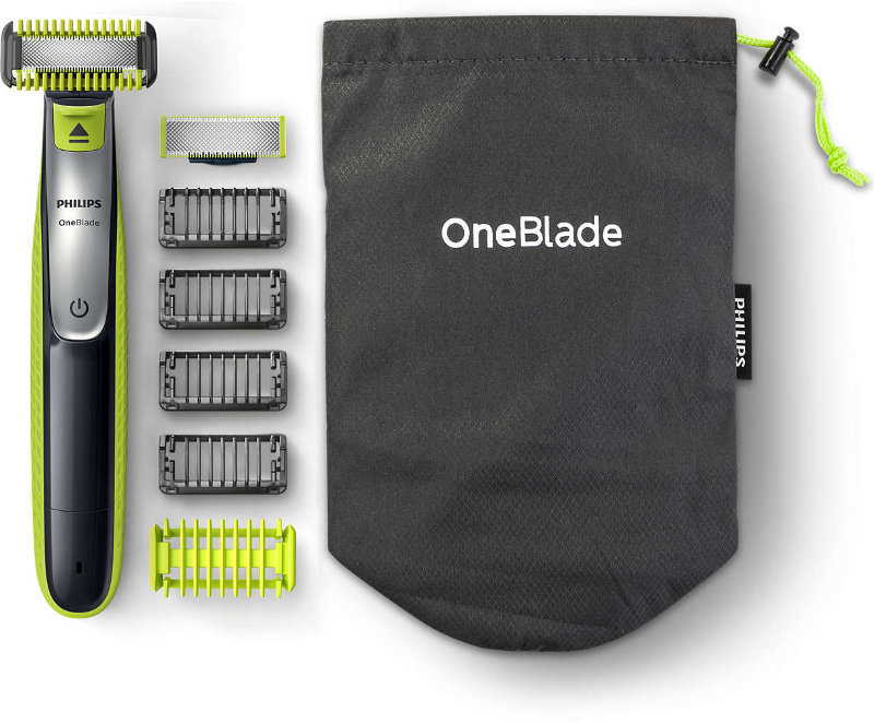 Aparat de ras Philips OneBlade Face & Body QP2630/30, aparat hibrid pentru barbierit si tuns barba