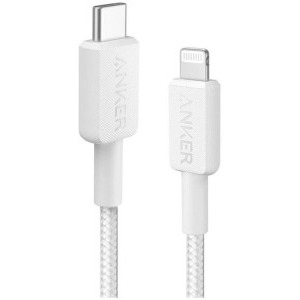 Anker USB-C Male la Lightning Male 0.9 m, White