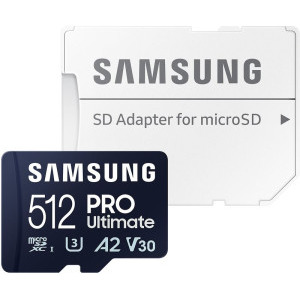 Samsung Micro SDXC PRO Ultimate UHS-I Clasa 10 512GB + Adaptor SD