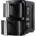 Ninja Friteuza cu aer cald Double Stack SL300EU, 2470W, 2x 3.8L, Negru
