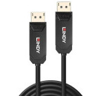 Cablu video LINDY DisplayPort Male - DisplayPort Male, 50m, negru