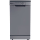 Masina de spalat vase Candy CDPH 2L1049S, Slim, 10 seturi, 5 programe, Clasa E, 45 cm, Argintiu