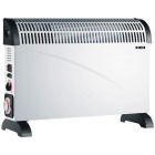 Noveen Convector electric CH6000, 2000 W, 3 trepte, Termostat reglabil, Ventilare, Alb