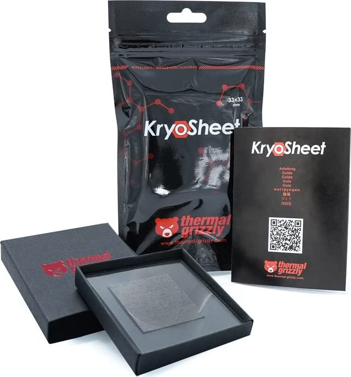 Accesoriu ventilatoare / radiatoare Thermal Grizzly PAD Termic KryoSheet 33x33x0.2mm