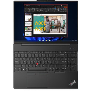 Lenovo 16'' ThinkPad E16 Gen 1, WUXGA IPS, Procesor Intel® Core™ i5-1335U (12M Cache, up to 4.60 GHz), 16GB DDR4, 1TB SSD, Intel Iris Xe, No OS, Graphite Black