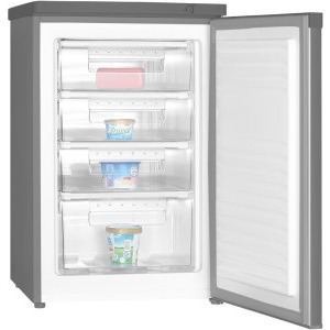 Heinner Congelator HFF-91HSF+, 91 L, Clasa F, Control mecanic, 85 cm, Argintiu