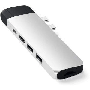 Satechi USB-C Pro Hub 1x HDMI 4K, 2x USB3.0, 1x USB-C, Silver