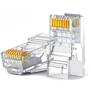 Accesoriu retea Ugreen Mufa RJ45 pentru cablu UTP CAT6 50 buc