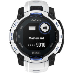 Garmin Instinct 3 45mm Solar, GPS, Whitestone/Blue