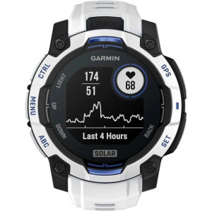 Garmin Instinct 3 45mm Solar, GPS, Whitestone/Blue