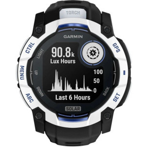 Garmin Instinct 3 50mm, Solar, GPS, Whitestone/Blue