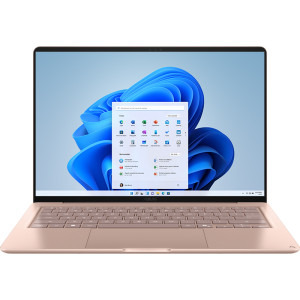 Laptop ASUS 14'' Zenbook 14 UX3480QA, WUXGA OLED, Procesor Qualcomm Snapdragon X X1-26-100, 16GB LPDDR5X, 256GB SSD, Qualcomm Adreno, Win 11 Home, Komodo Coral