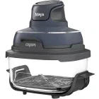Ninja Friteuza cu aer cald poratbila CRISPi FN101EUGY, 1700W, 1.4 L / 3.8L, Albastru