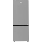 Combina frigorifica Beko B7RCNE567HXB1, 490 L, Clasa B, No Frost, ProSmart Inverter, HarvestFresh, AeroFlow, Control electronic, 203 cm, Metal Look