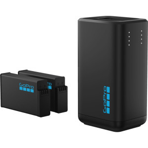 GoPro Incarcator dublu + 2x Baterie reincarcabila Enduro pentru MAX2