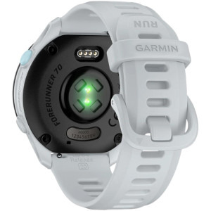 Garmin Forerunner 70, 43 mm AMOLED, curea silicon Whitestone