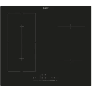 Candy CIES64MCA, Inductie, 4 zone de gatit, Booster, hOn, 60 cm, Negru