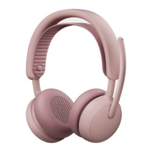 Logitech On-Ear, Zone 2, USB-C, Roz