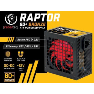Rebeltec RAPTOR 800W, 80+ Bronze, 800W