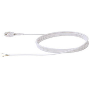 Bachmann Cablu alimentare H05VV-F 3G1, 3m, Alb
