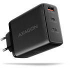 Incarcator retea AXAGON ACU-DPQ100, GaN, 1x USB, 2x USB-C, PD3.0, QC4, 100W, Negru