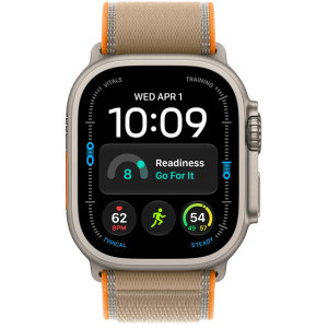 Apple Watch Ultra 4, Cellular, 49mm Carcasa Natural Titanium, Sand Trail Loop - S/M