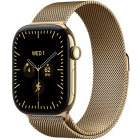 SmartWatch Apple Watch Series 12, Cellular, GPS, 46mm Carcasa Titanium Radiant Gold, Radiant Gold Milanese Loop - M/L