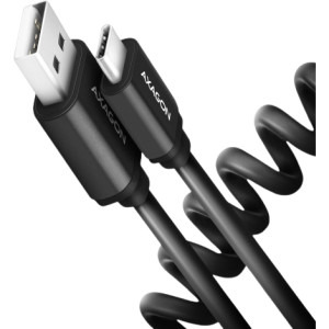 AXAGON BUCM-AM20TB, USB-C Male la USB-A Male, 1m, QC 3.0, 60W, Negru