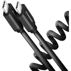 AXAGON BUCM-CM20TB, USB-C Male la USB-C Male, 1m, USB 2.0, PD 60W, Negru