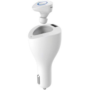 Devia Vortex 2.1 A + Casca Bluetooth White