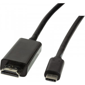 Logilink USB Male tip C - HDMI Male, 1.8m, negru, 4K 60Hz