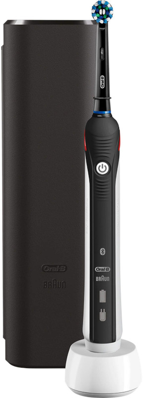 Oral-B Periuta de dinti electrica Pro 2 2500 Black Edition, 8800 oscilatii, 2 programe, 1 capat, trusa calatorie