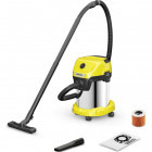 Aspirator Karcher WD 3 S V-15/4/20 , 15L, 1000W, Galben/Negru, cu sac, Galben-Negru