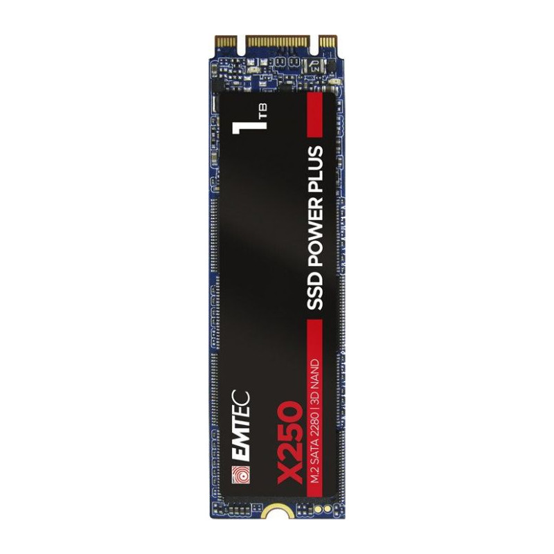SSD Emtec X250 Power Plus M.2 SATA – Disque Interne  (Taille Non Spécifiée)