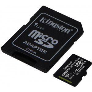 Kingston Micro SDXC Canvas Select Plus Clasa 10 UHS-I 128GB + Adaptor