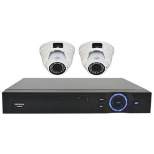 PNI House NVR + 2 Camere PNI IP2DOME 1080P varifocale