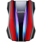 Hard disk extern ADATA HD770G RGB 2TB 2.5 inch USB 3.2 Red