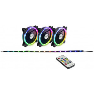 Inter-Tech Argus RS-04 RGB 3-Fan Set